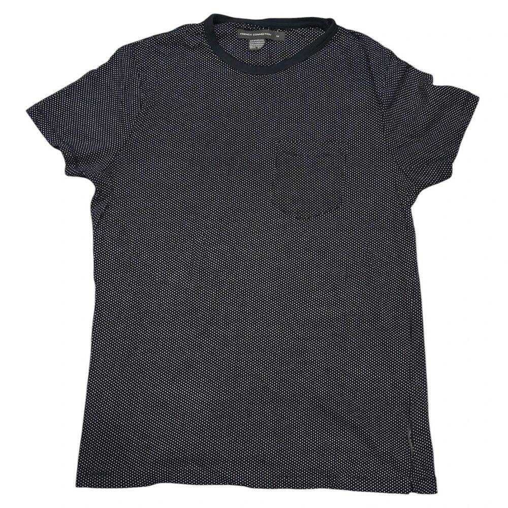 French Connection womens Fit T-shirt black striped Size Medium A010180